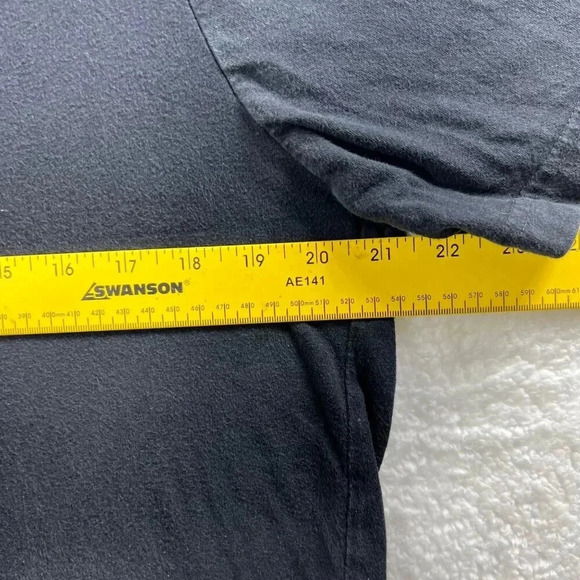 Sean John Mens Large Camo Skull Graphic T-Shirt Black 100% Cotton Dark Goth - Picture 8 of 11